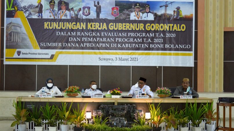 BUPATI BONE BOLANGO TERUS PACU PEMBANGUNAN