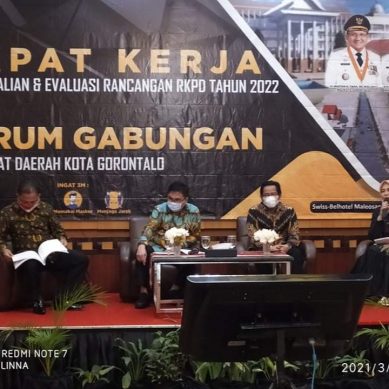 Walikota Gorontalo Minta FGPD Seriusi Evaluasi Rancangan RKPD TA 2022
