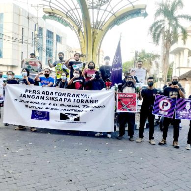 AJI Manado Kampanyekan Kebebasan Dan Kesejahteraan Pers Sulut