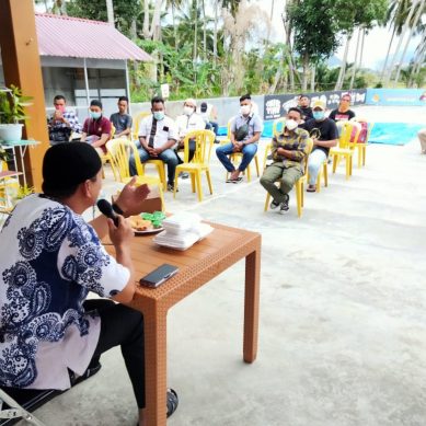 SYARIF MBUINGA INGATKAN WARGA UNTUK TETAP MENJAGA PROKES DALAM BERAKTIVITAS.