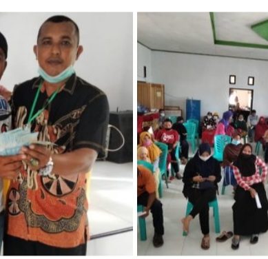 PEMDES TELAGA SERAHKAN BLT TAHAP KE 3 BULAN MARET UNTUK 75 KK