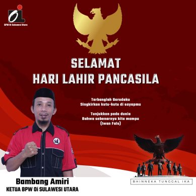 Hari Lahir Pancasila: Ormas Oi Sulut Ajak Seluruh Lapisan Masyarakat Menjunjung Tinggi Keberagaman