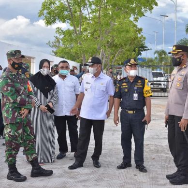 Sidak Antisipasi Penyebaran covid 19, Bupati Minta Penumpang Fery Marisa Di Swab