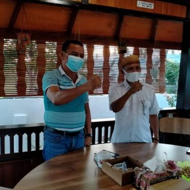 Fokus Bahas Pohuwato Kedepan, Iwan Adam Sambangi Syarif Mbuinga