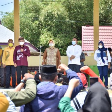Dihadapan Bupati Dan Wabup Pohuwato, Pemuda Gobar Suarakan Percepatan DOB
