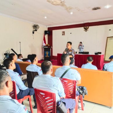 KADIVPAS GORONTALO BERI PENGUATAN BACK TO BASIC PADA JAJARAN LAPAS KELAS IIB POHUWATO