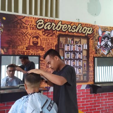 LAPAS GORONTALO LAUNCHING HASIL KARYA PROGRAM PEMBINAAN KEMANDIRIAN : “USAHA BARBERSHOP”