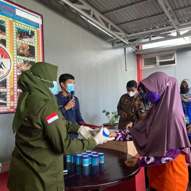 PASTIKAN BEBAS NARKOBA, NARAPIDANA LAPAS PEREMPUAN KELAS III GORONTALO, DI TES URINE