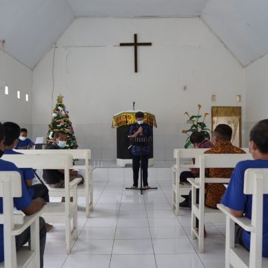 ­LAPAS KELAS IIA GORONTALO GELAR PERAYAAN NATAL TAHUN 2021 