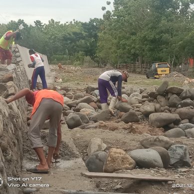 Proyek BWS Di Suwawa Timur Bonebol Disinyalir Dikerjakan Asal Jadi