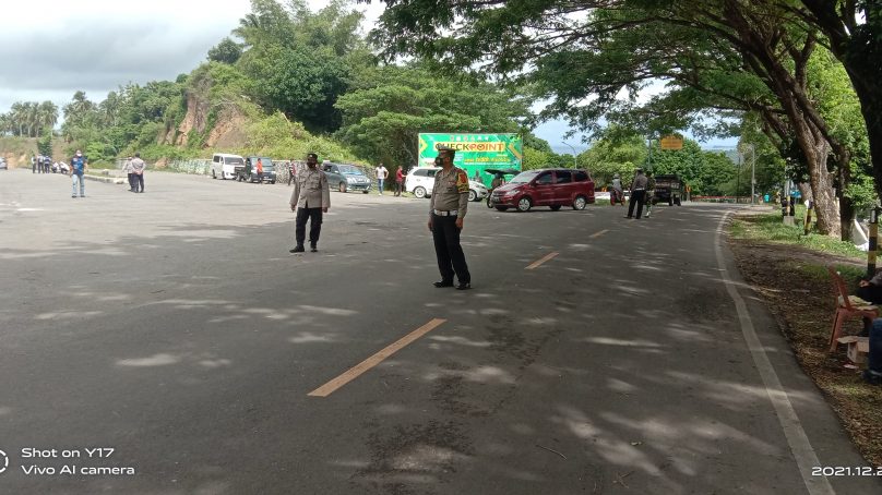 TIM GABUNGQN POLRES GORUT PERKETAT ARUS MASUK MELALUI PERBATASAN