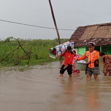 Di Guyur Hujan, 7 Rumah Terendam Di Desa Teratai Kecamatan Marisa
