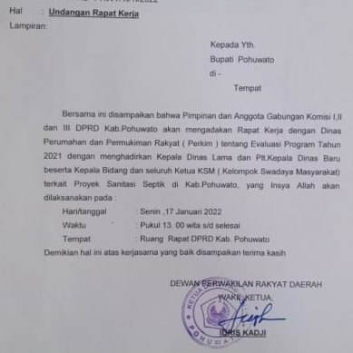 Hari Ini Dinas Perkim “Bakal Dikuliti” DPRD, Terkait Polemik Tangki Septik.
