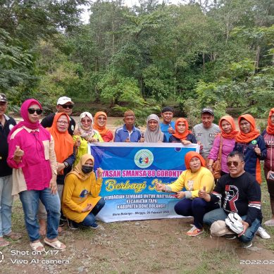 Giat Sosial, Hari ini Yayasan Smansa 88 Gorontalo Sambangi Warga Bulango Utara