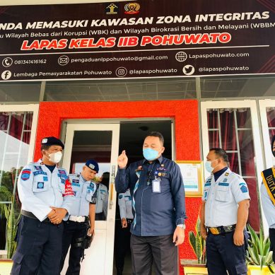 Kakanwil Kemenkumham Gorontalo Kunjungi Lapas Pohuwato