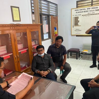 Kasus PETI, Polda Gorontalo Serahkan AK Dan Barang Bukti Ke Kejari Pohuwato.