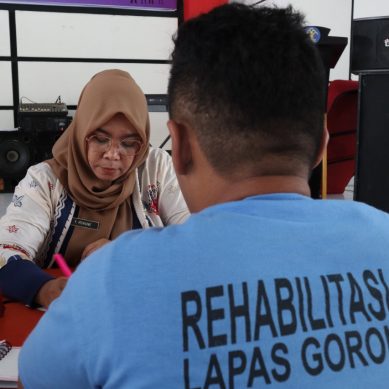 BNN Assessment  15 Orang Warga Binaan Lapas Gorontalo