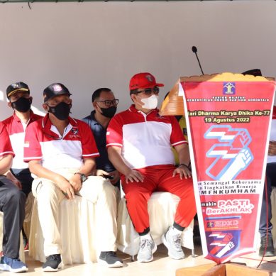 HDKD Ke – 77,  Lapas Gorontalo Hadiri Apel Pencanangan Bulan Disiplin