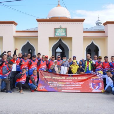 Baksos Di Daerah Terpencil, Kemenkumham Gorontalo Bagi Paket Sembako