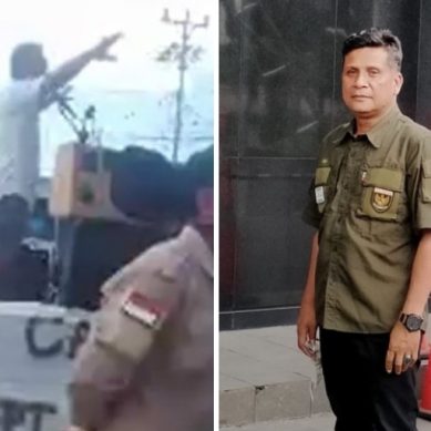 Hari Ini Makar Gobar Dan LSM Labrak Demo Tuntut Izin Lebuni Di Cabut