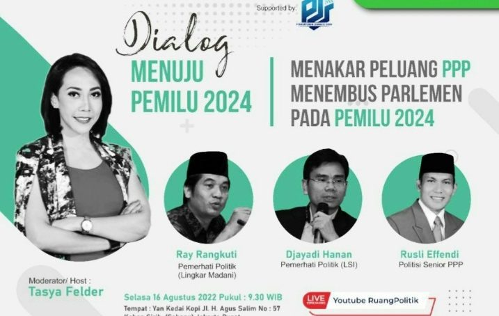Menakar Peluang PPP Lolos Parlemen pada Pemilu 2024, PJS Gelar Dialog Politik