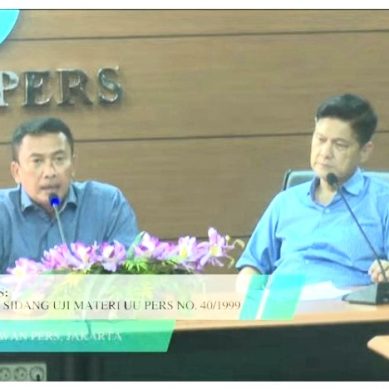 MK: UU 40 Tahun 1999, Tonggak Demokrasi Indonesia, Ini Tanggapan Dewan Pers