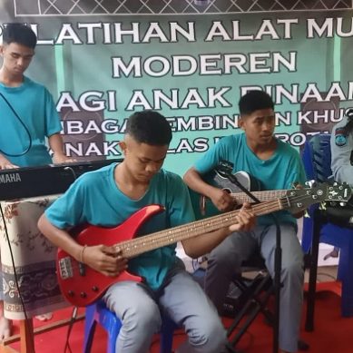 Pelatihan Alat Musik Modern Bagi Anak Binaan, Kepala LPKA Bilang Begini