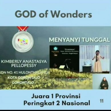 Kimberly Harumkan Nama Gorontalo, Gadis Cantik Belia Itu Siswa SDN 41 Hulonthalangi