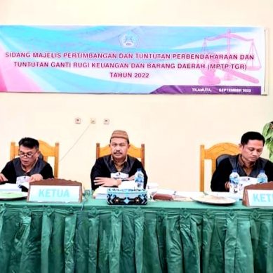 Sekda Sherman Pimpinan Sidang MPTP-TGR Kabupaten Boalemo