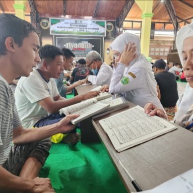 Belajar Iqro Dan Tadarus Al-Qur’an, Lapas Gorontalo Datangkan  Penyuluh Agama Dari Kemenag Kota