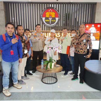 Ke Mabes Polri, PJS Gorontalo Diterima Karopenmas