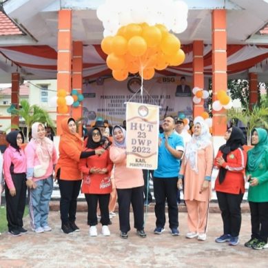 Wakil Bupati Pohuwato Canangkan HUT Dharma Wanita Persatuan ke-23