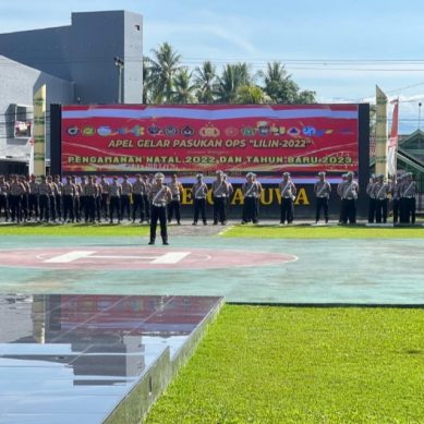 Operasi Lilin, Polda Gorontalo Siap Amankan Perayaan Nataru 2022