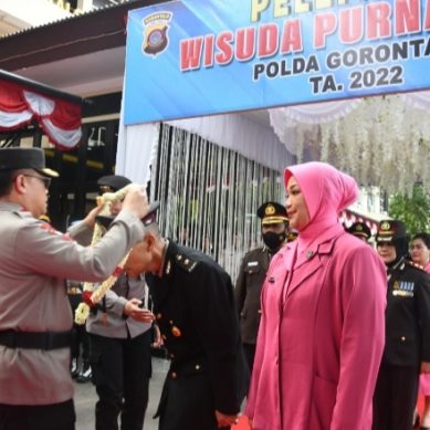 WISUDA PURNA BHAKTI PERSONEL MEMASUKI MASA PENSIUN, DIGELAR POLDA GORONTALO