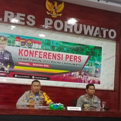 Polres Pohuwato Ungkap Laporan Masuk Di Tahun 2022.