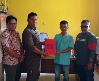 Resmi Terdaftar, Dokumen DPC PJS Pohuwato Diterima Kesbangpol