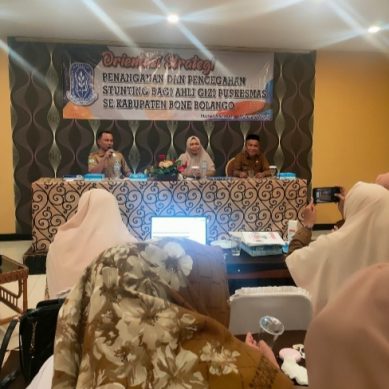 PERSAGI BONEBOL BAHAS APLIKASI PELAPORAN GIZI PUSKESMAS