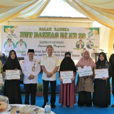HUT BAZNAS KE – 22, INI HARAPAN BUPATI POHUWATO