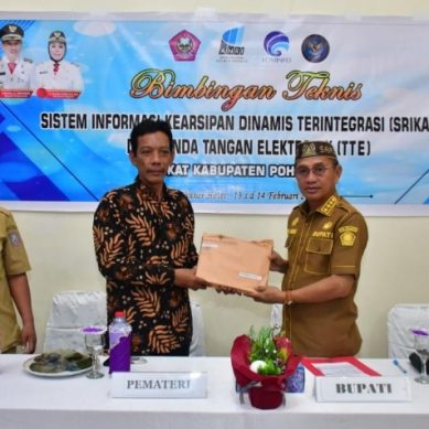 Dari Bimbingan Implementasi Aplikasi SRIKANDI dan TTE, Ini Harapan Bupati Pohuwato