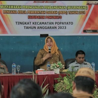 Wabup Pohuwato Tegaskan, Musrenbang  Hasilkan Usulan Prioritas 2024