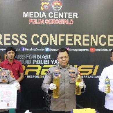 “MINYAKKITA”, DITRESKRIMUSUS POLDA GORONTALO TETAPKAN IB SEBAGAI TERSANGKA