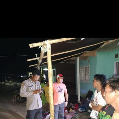 SALAH SATU RUMAH WARGA DI DESA DULOMO PATILANGGIO DILALAP API