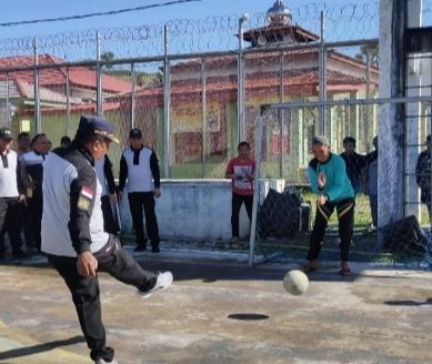 Pembukaan Olah Raga Antara WBP Dan Petugas, Sambut HBP Ke – 59