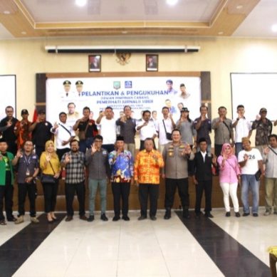DPC PJS Beltim Dilantik, Ini Penegasan Ketum dan Bupati