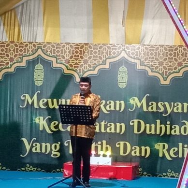 Meriah, MTQ Ke – VII Tingkat Kecamatan Duhiadaa Di Buka Secara Resmi