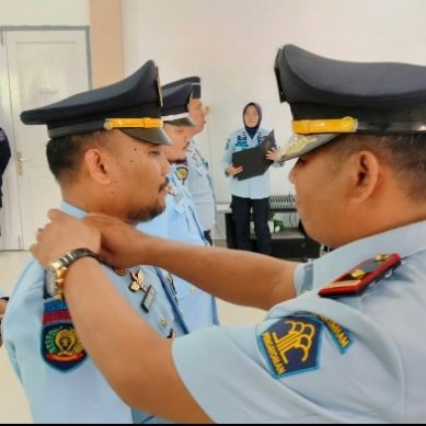 Lapas Pohuwato Gelar Upacara Pengukuhan Kenaikan Pangkat Kepada 4 Orang ASN