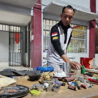 Tim Satopspatnal Bersih-Bersih Kamar Hunian Bang Napi Lapas Pohuwato