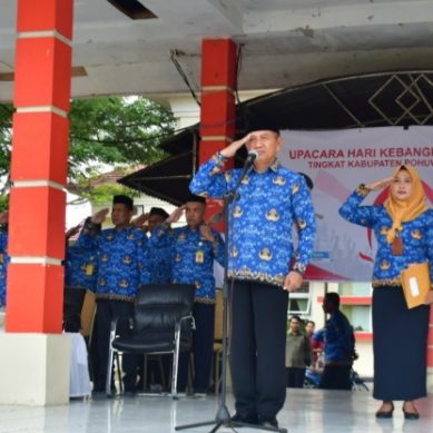 Harkitnas, Bupati Pohuwato Inspektur Upacara