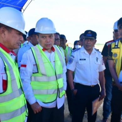 Kunker Ke Pohuwato, Penjagub Gorontalo Tinjau Bandar Udara