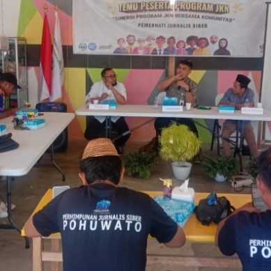 BPJS Kesehatan Gandeng Pemerhati Jurnalis Siber Pohuwato Sosialisasikan JKN KIS